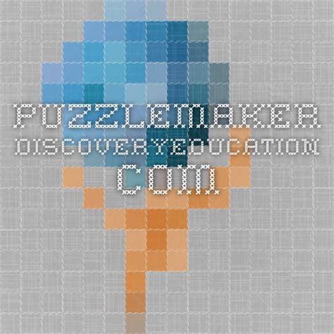 discovery channel puzzle maker.